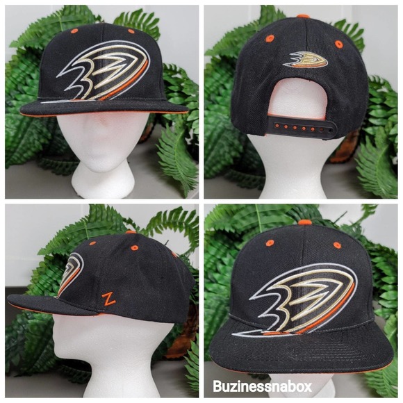 Zephyr Anaheim Ducks Snapback Hat - Picture 1 of 6